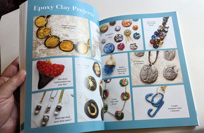 DIY Jewelry Book Autographed "Learn to Make Amazing Resin & Epoxy Clay Jewelry" by Sugar Gay Isber Fashion Jewelry Handmade Jewelry Interesting DIY Beginners Jewelry Making-Gay Isber Designs