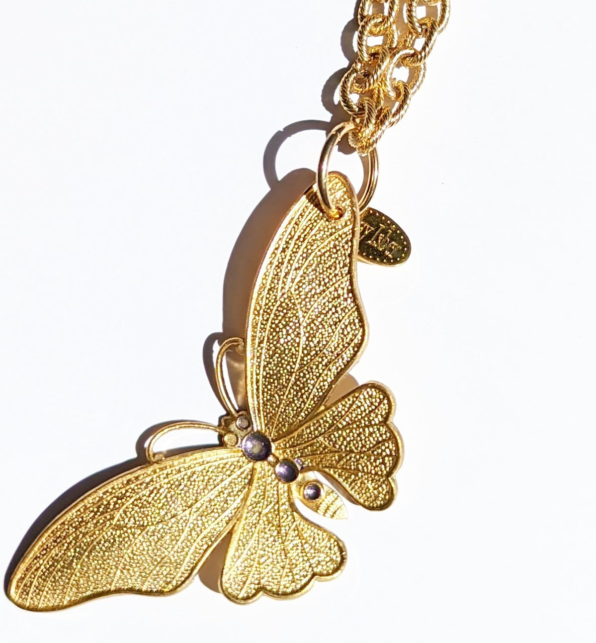 Butterfly Key Chain USA 100% Brass Gay Isber Gift Bag-Gay Isber Designs