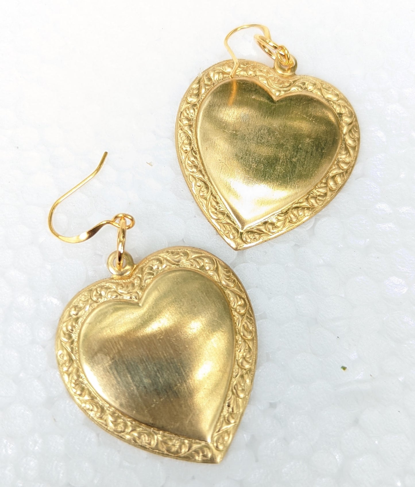 Extra Love Heart Drama Earrings Gay Isber USA Made with Free Gift Bag-Gay Isber Designs