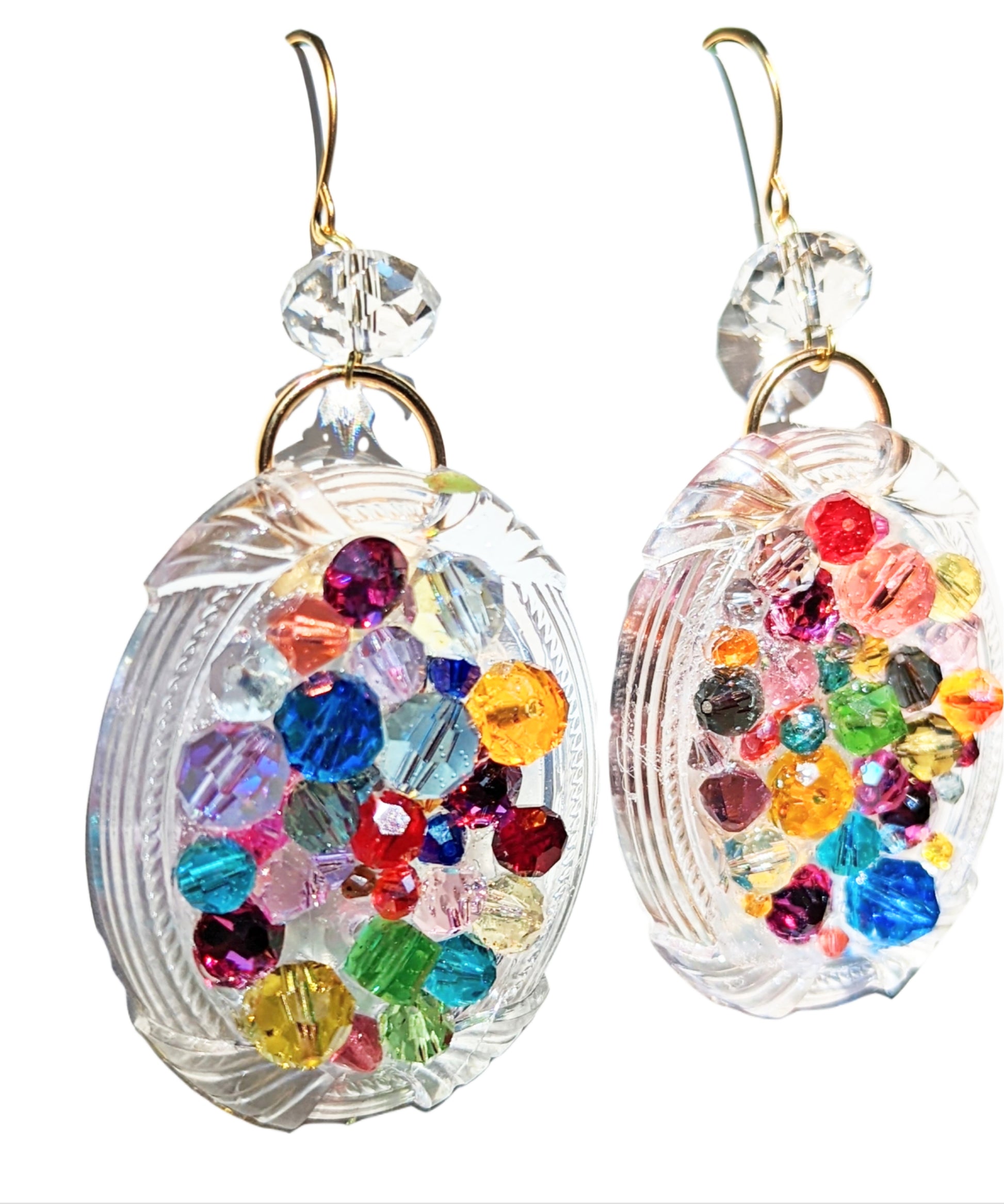 Swarovski Confetti Colorful Earrings Gay Isber Sugar Pops Collection-Gay Isber Designs